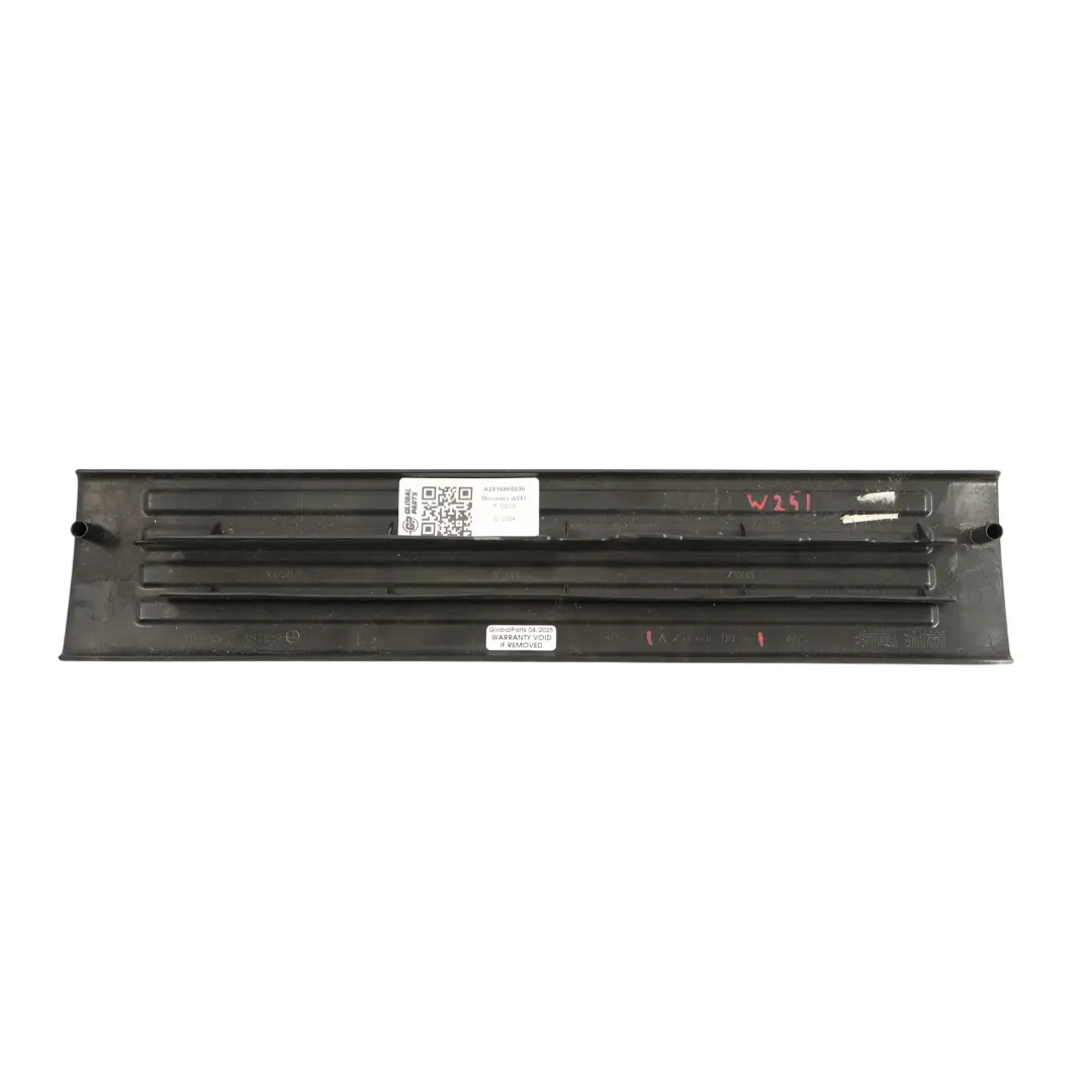 Mercedes W251 Seuil Entrée Garniture Intérieure Avant Gauche Noir A2516860036