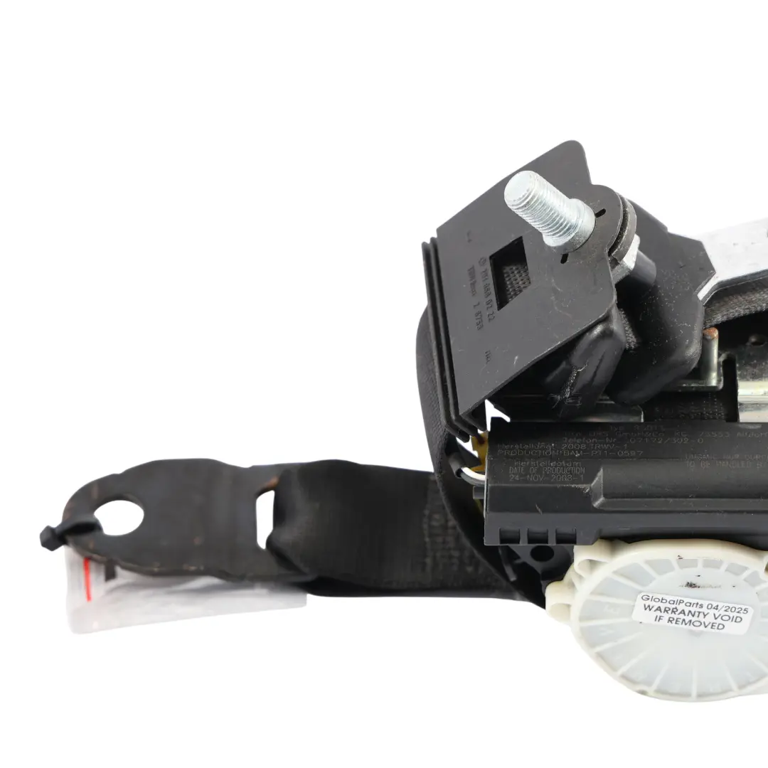 Mercedes W251 Rear Third Row Folding Seat Belt Right O/S Black A2518608285