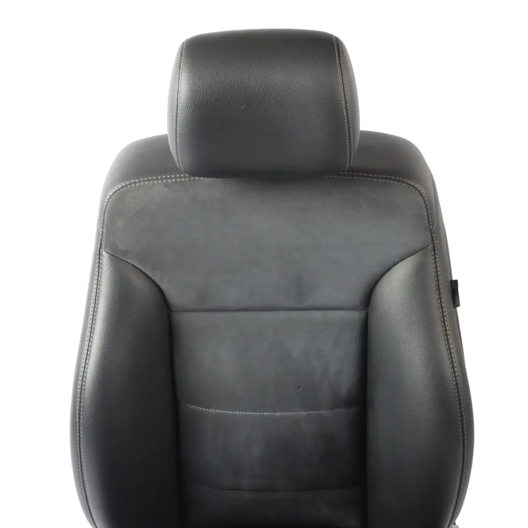 Mercedes ML W164 Sport Front Seat Electric Heated Left N/S Leather Velour Black