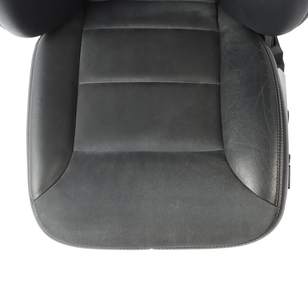 Mercedes ML W164 Sport Front Seat Electric Heated Left N/S Leather Velour Black