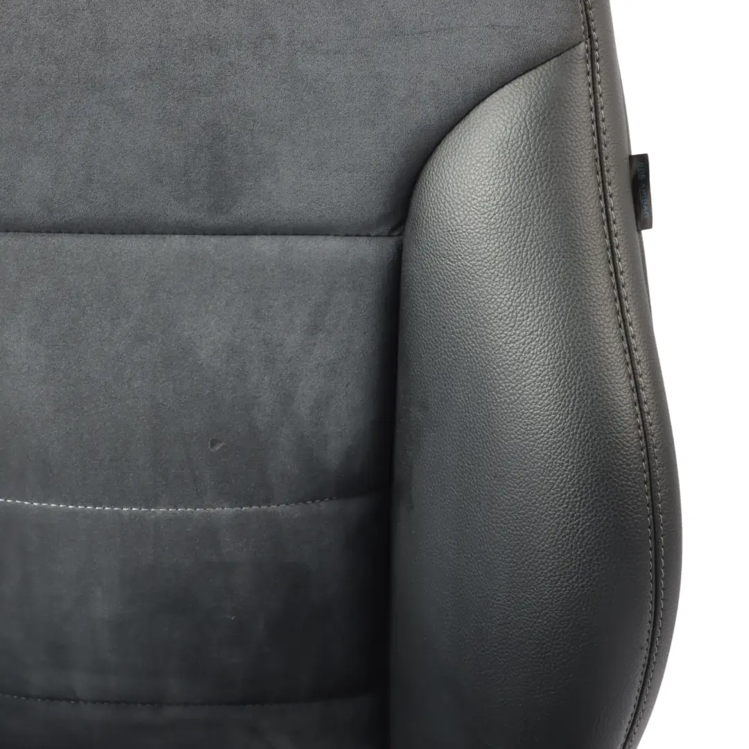 Mercedes ML W164 Sport Front Seat Electric Heated Left N/S Leather Velour Black