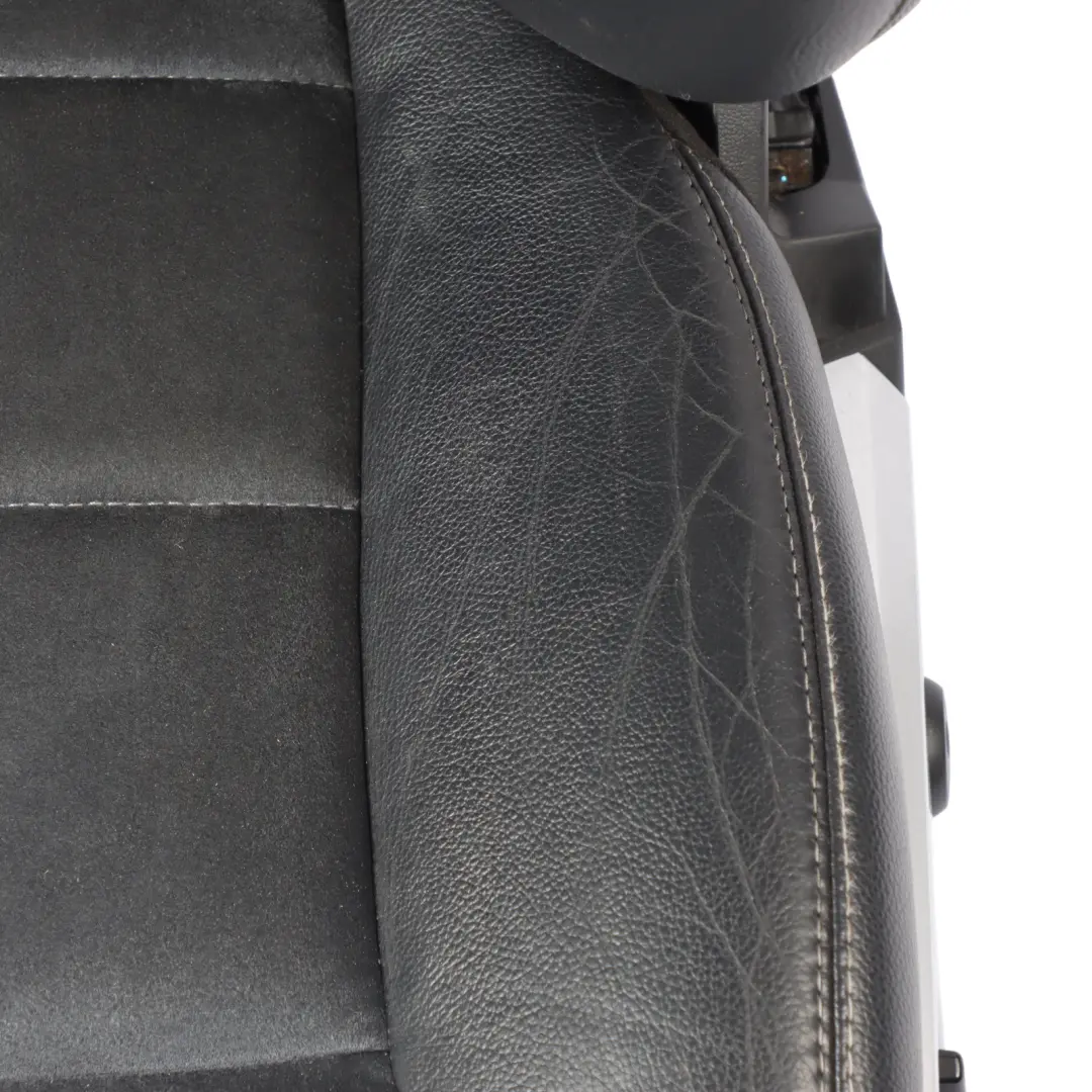 Mercedes ML W164 Sport Front Seat Electric Heated Left N/S Leather Velour Black