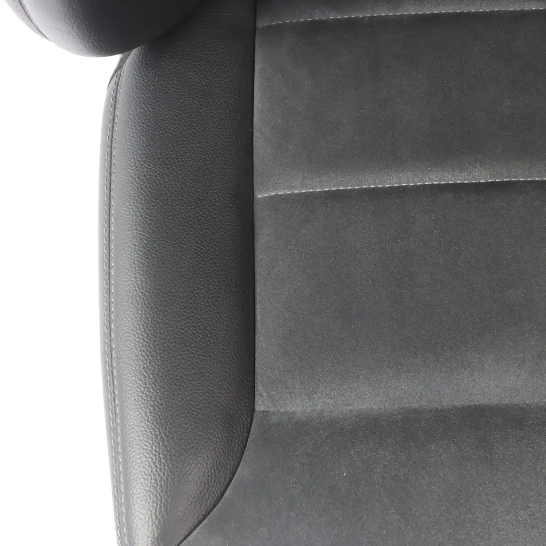 Mercedes ML W164 Sport Front Seat Electric Heated Left N/S Leather Velour Black