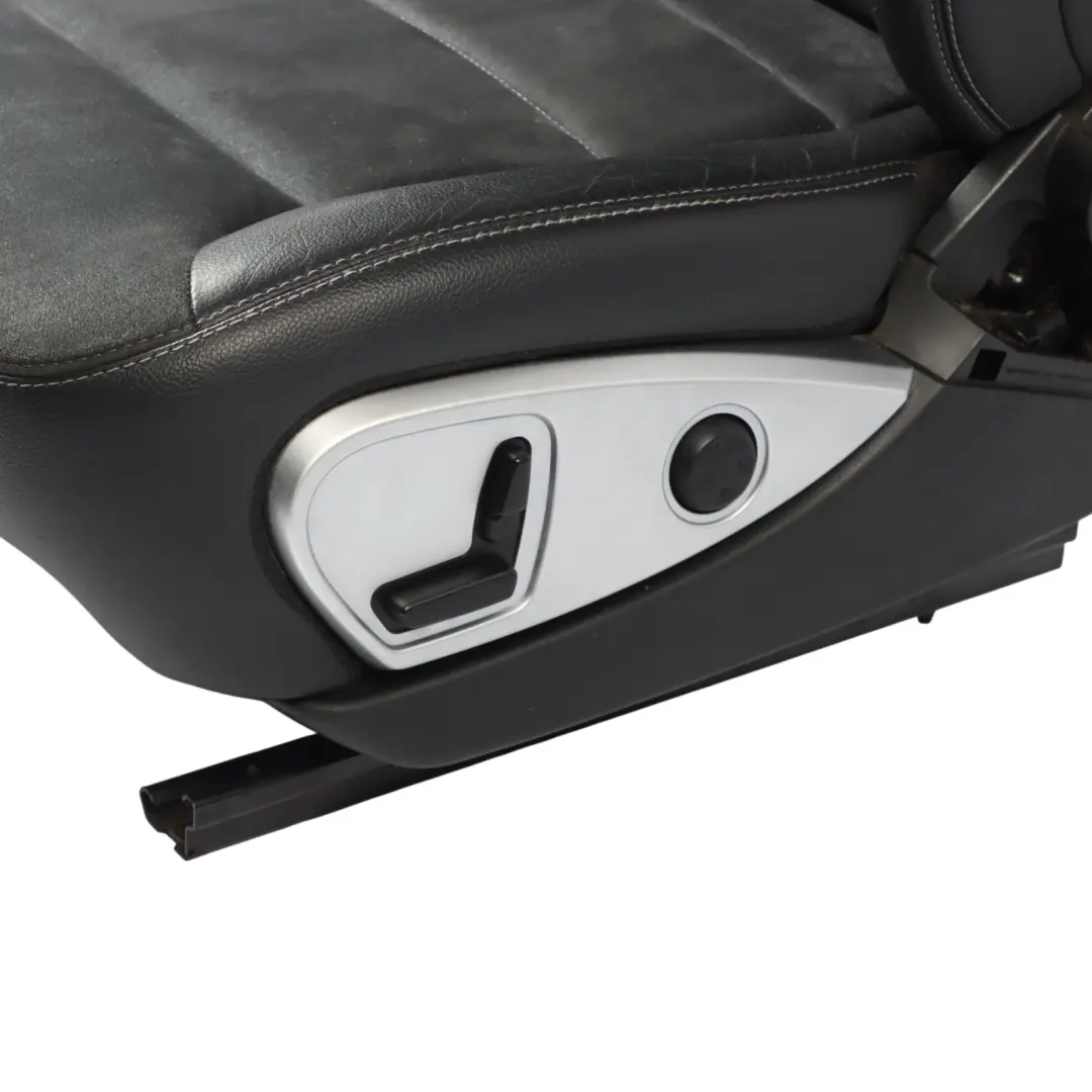 Mercedes ML W164 Sport Front Seat Electric Heated Left N/S Leather Velour Black