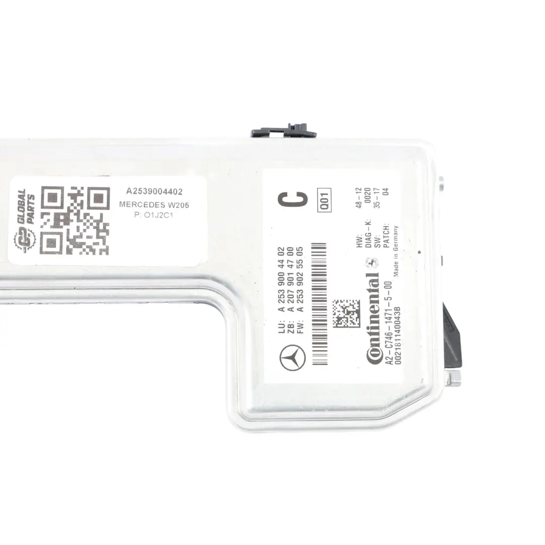 Mercedes X253 Caméra Avant Pare-Brise Unité De Contrôle ECU A2539004402