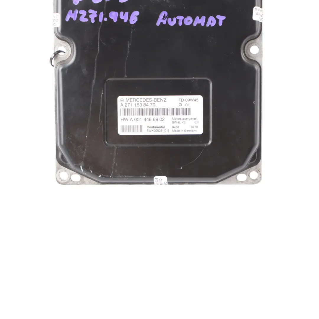 Mercedes W203 C118 M271.946 143HP Engine Control ECU A6121536379 Automatic