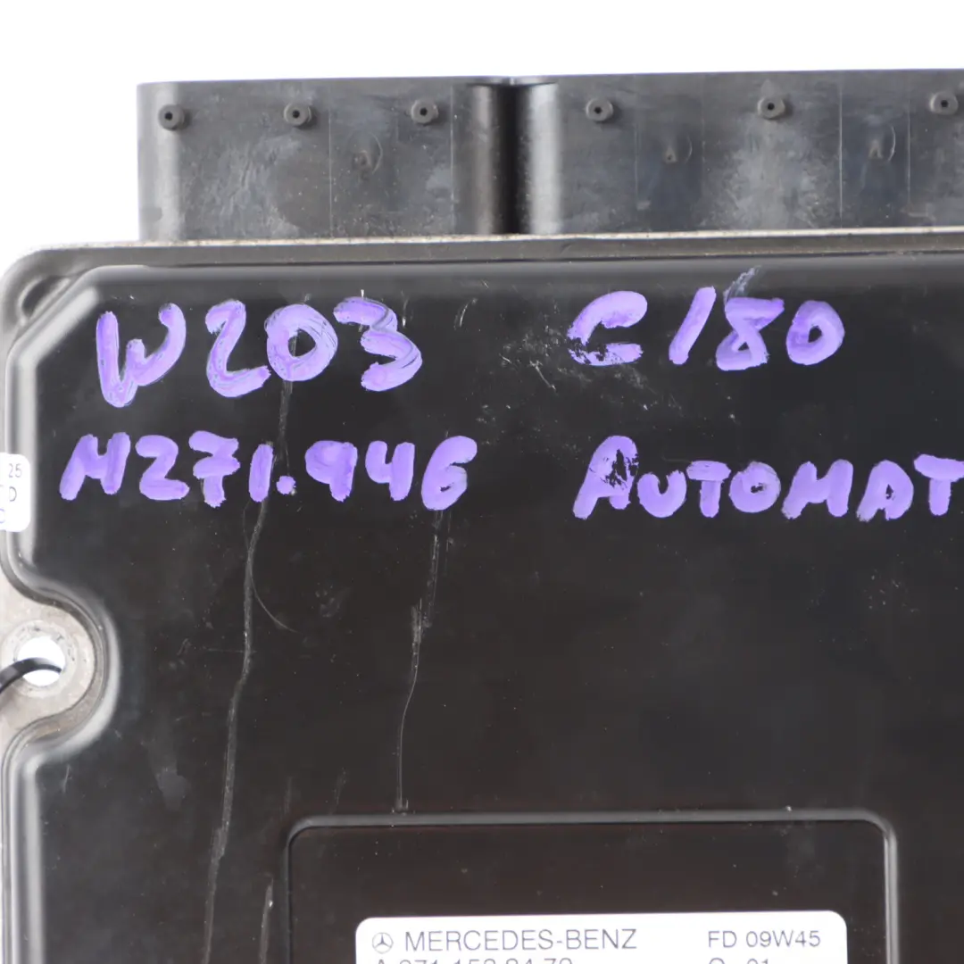 Mercedes W203 C118 M271.946 143HP Engine Control ECU A6121536379 Automatic