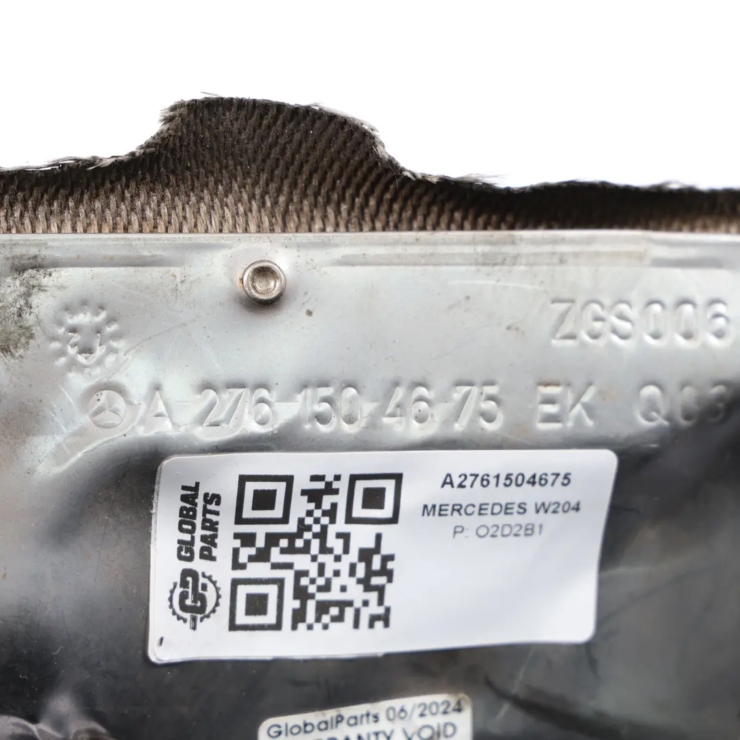 Motor Hitze Schild Mercedes W204 C207 W212 Hitze Schutz Blech A2761504675