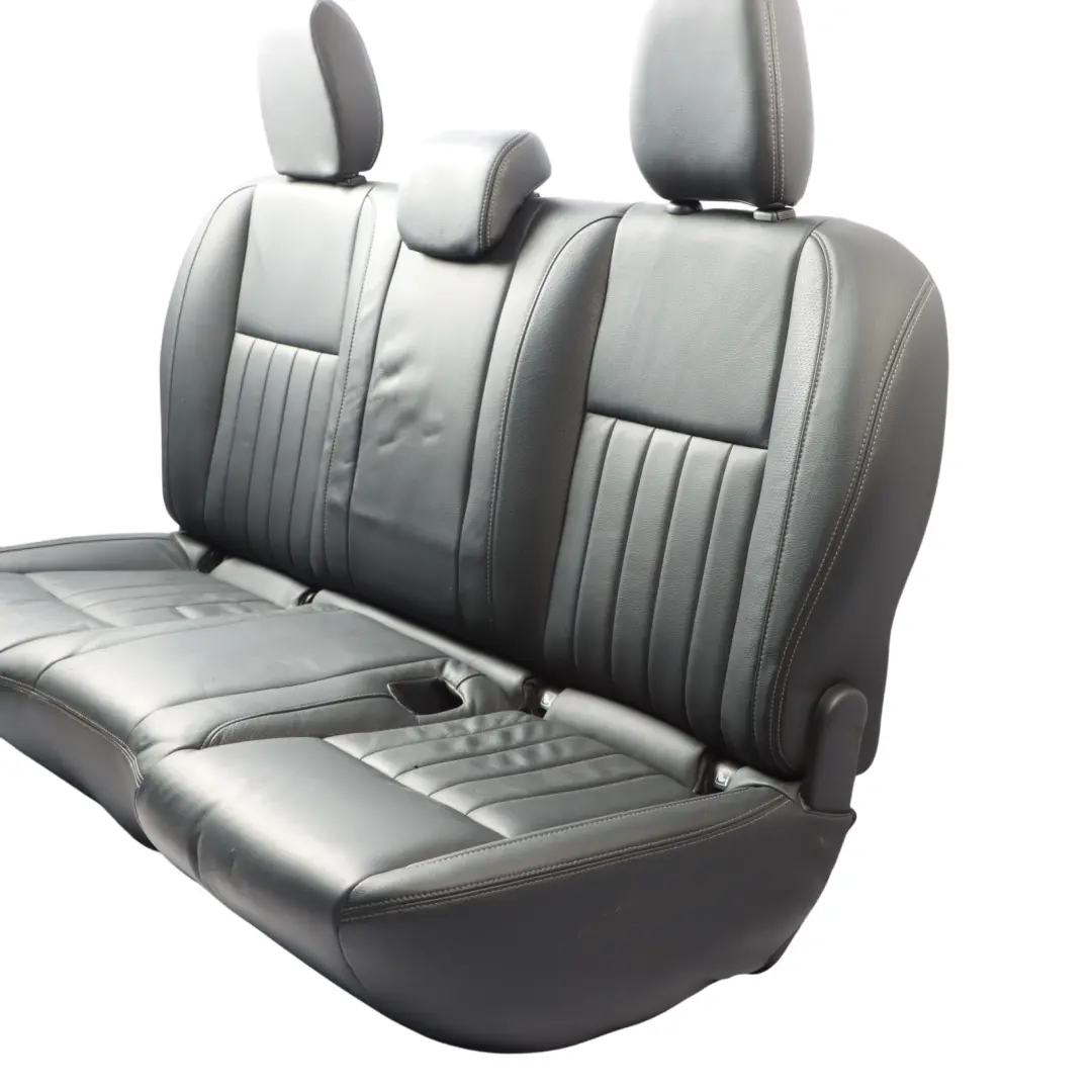 Mercedes W470 Rear Seat Bench Backrest Interior Leather Black
