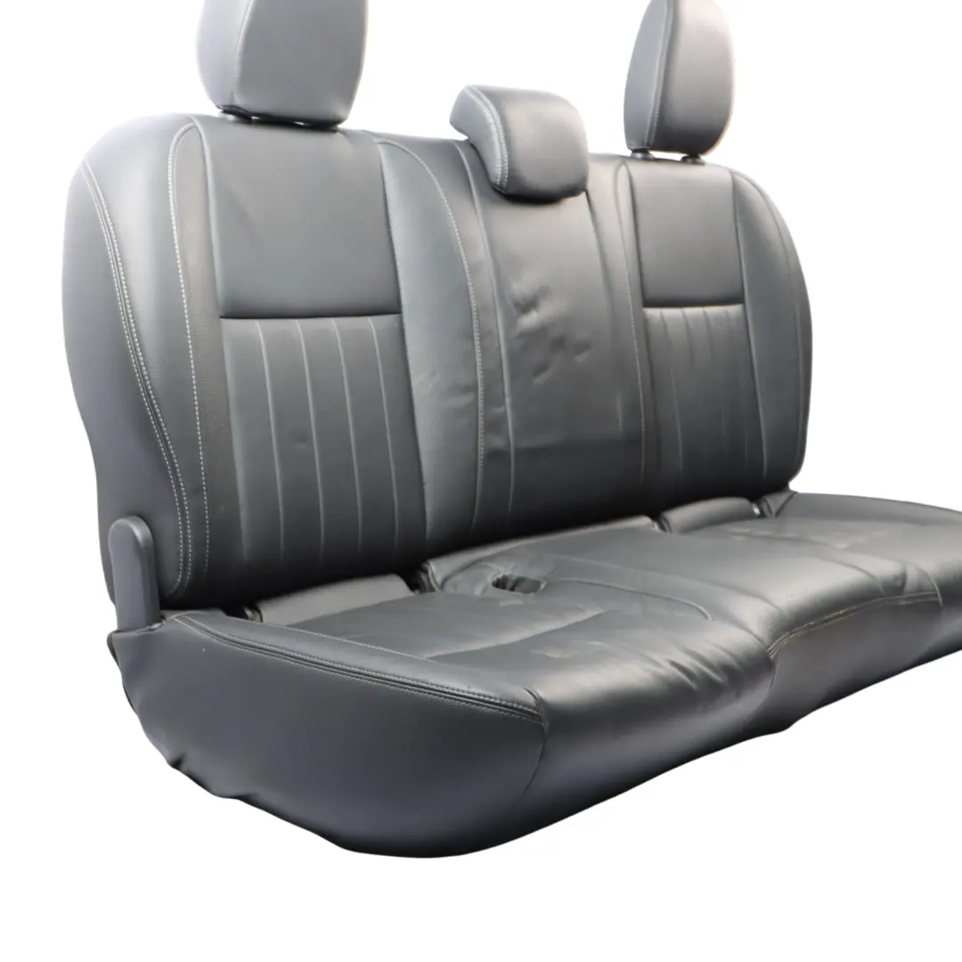 Mercedes W470 Rear Seat Bench Backrest Interior Leather Black