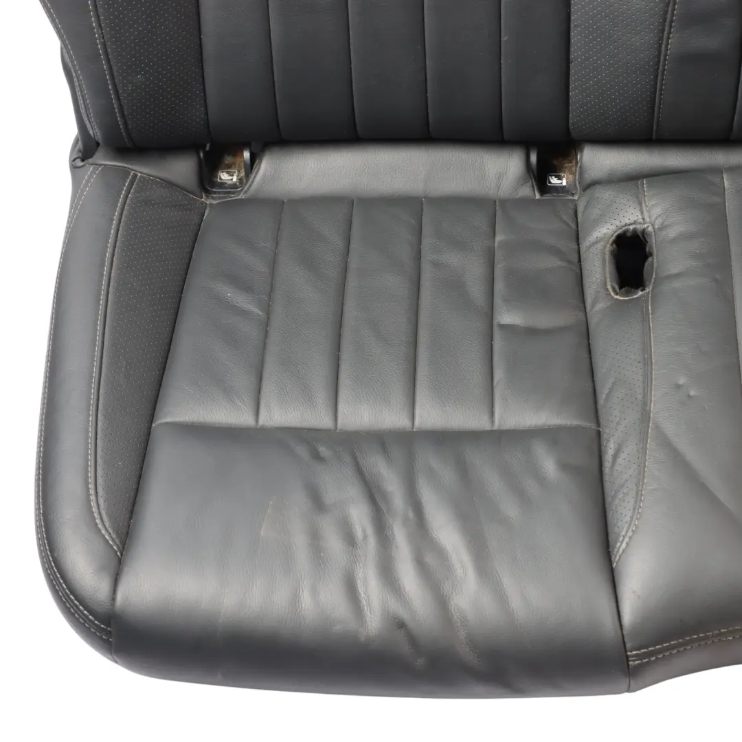 Mercedes W470 Rear Seat Bench Backrest Interior Leather Black