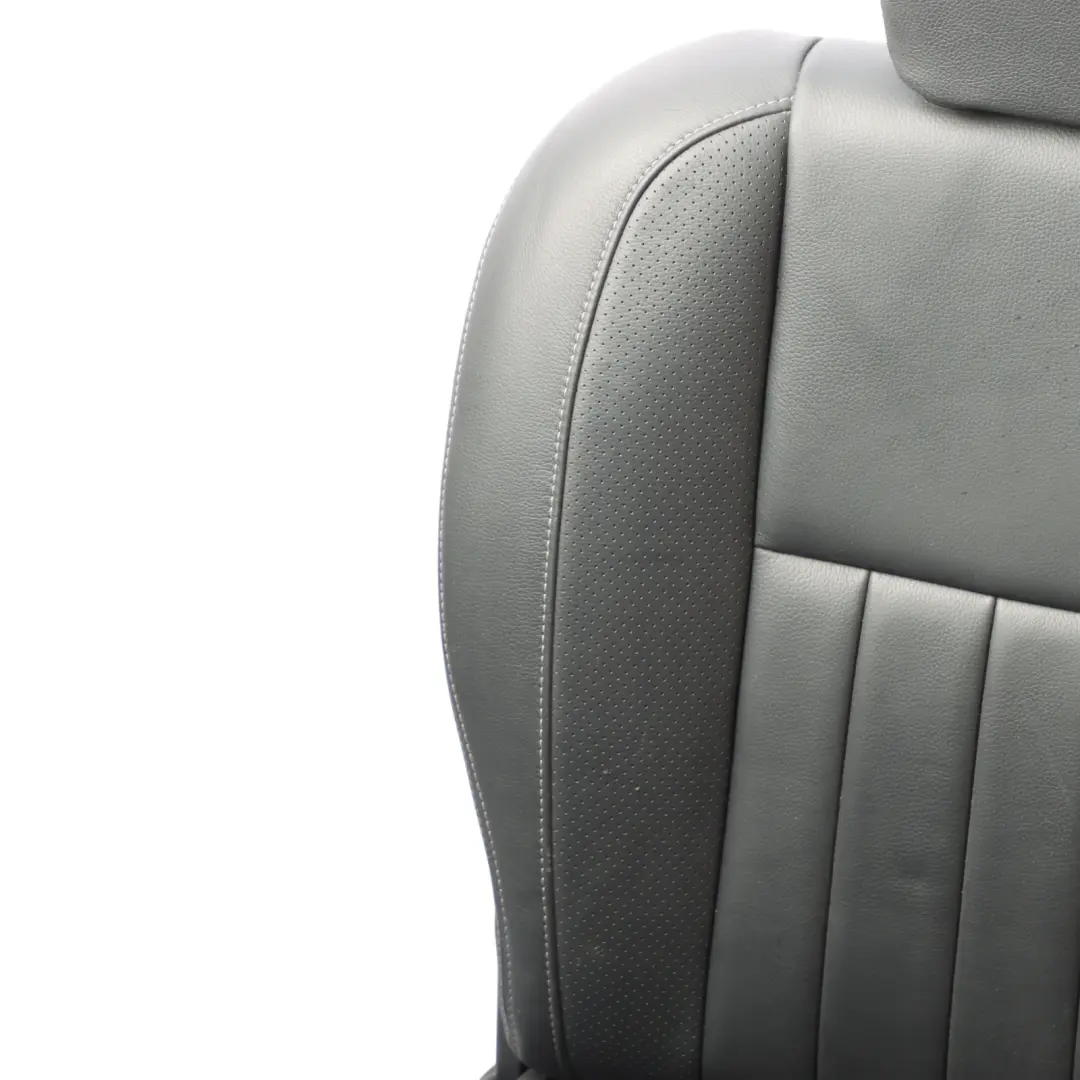 Mercedes W470 Rear Seat Bench Backrest Interior Leather Black