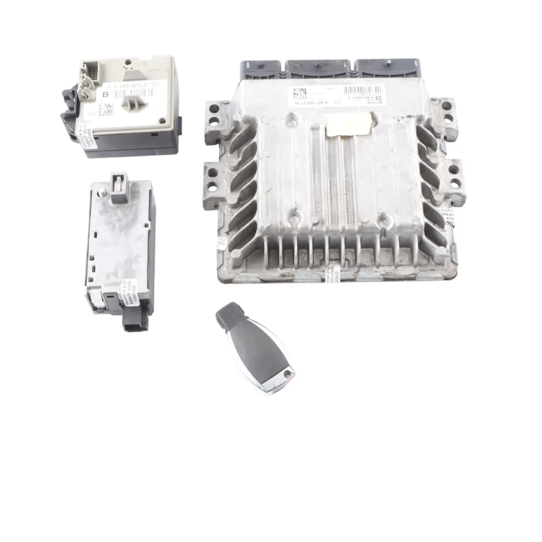 Mercedes W176 A180 CDI OM607.951 BlueEFFI Engine ECU Kit Lock + Key A6079000700