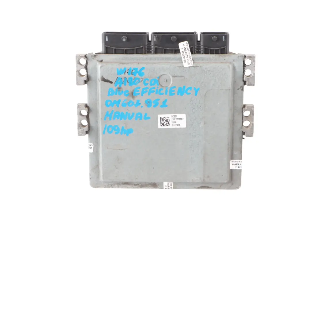 Mercedes W176 A180 CDI OM607.951 BlueEFFI Engine ECU Kit Lock + Key A6079000700