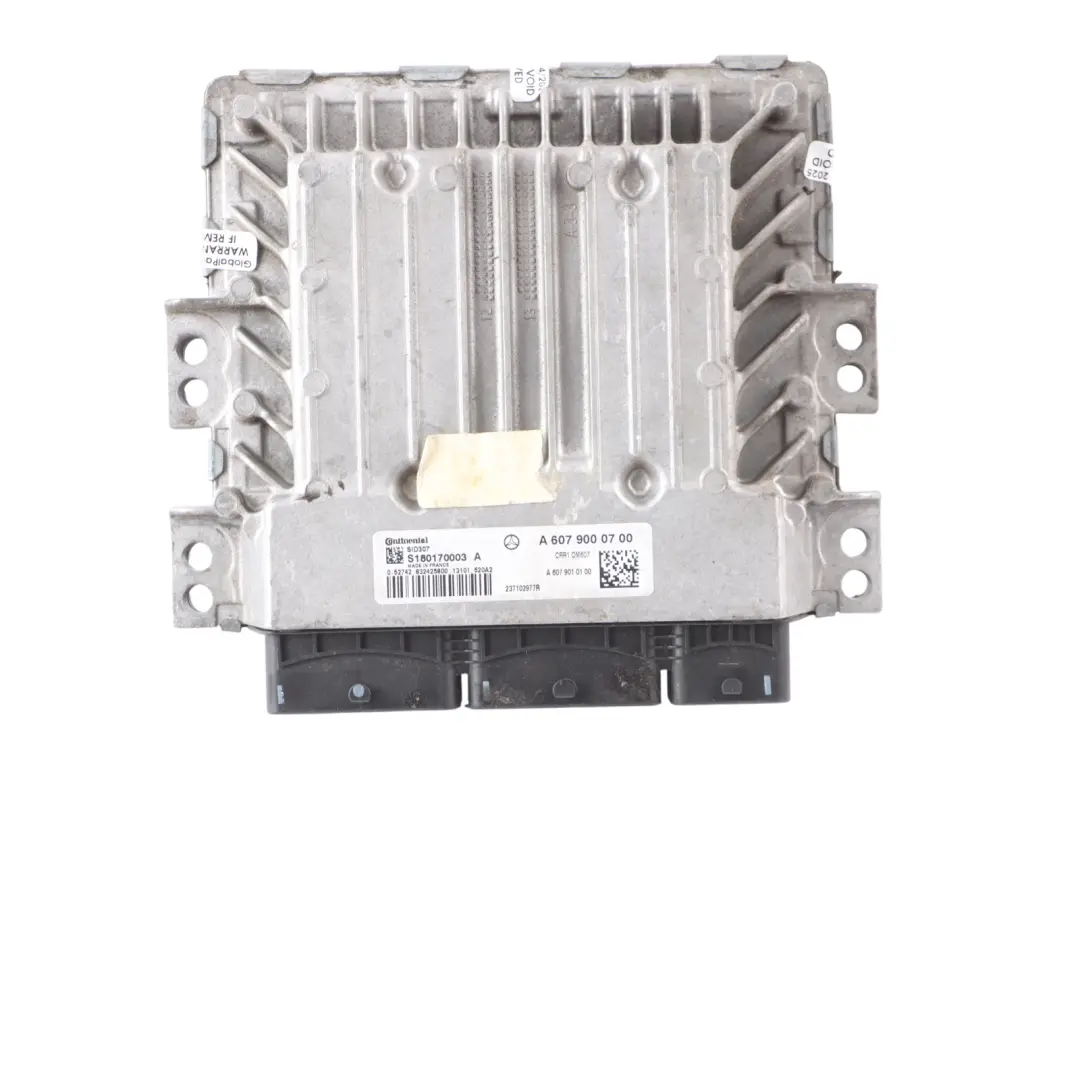 Mercedes W176 A180 CDI OM607.951 BlueEFFI Engine ECU Kit Lock + Key A6079000700