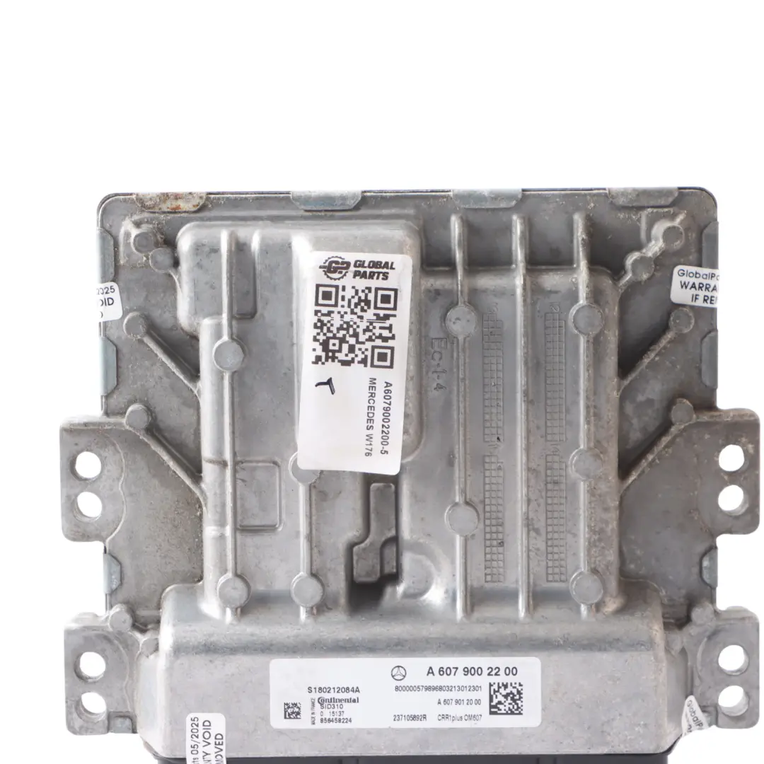 Mercedes W176 A180 CDI OM607.951 BE 109HP Engine ECU A6079002200 Manual