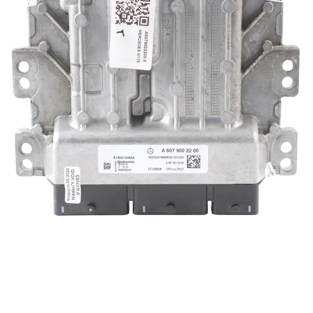 Mercedes W176 A180 CDI OM607.951 BE 109HP Engine ECU A6079002200 Manual