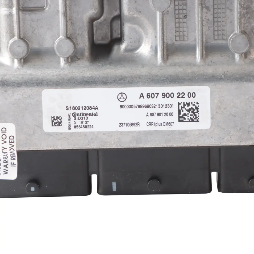 Mercedes W176 A180 CDI OM607.951 BE 109HP Engine ECU A6079002200 Manual