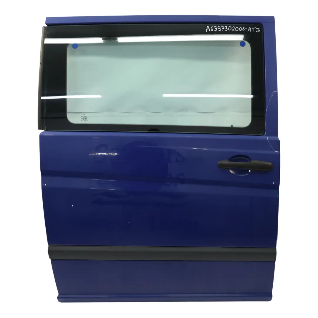 Mercedes Vito W639 Drzwi Przesuwne Boczne Prawy Tył Atlantis Blue - 373