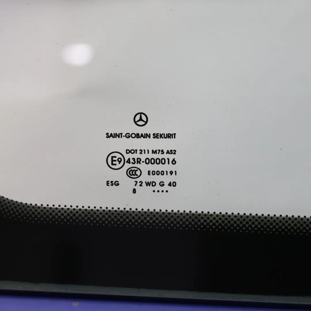 Mercedes Vito W639 Drzwi Przesuwne Boczne Prawy Tył Atlantis Blue - 373