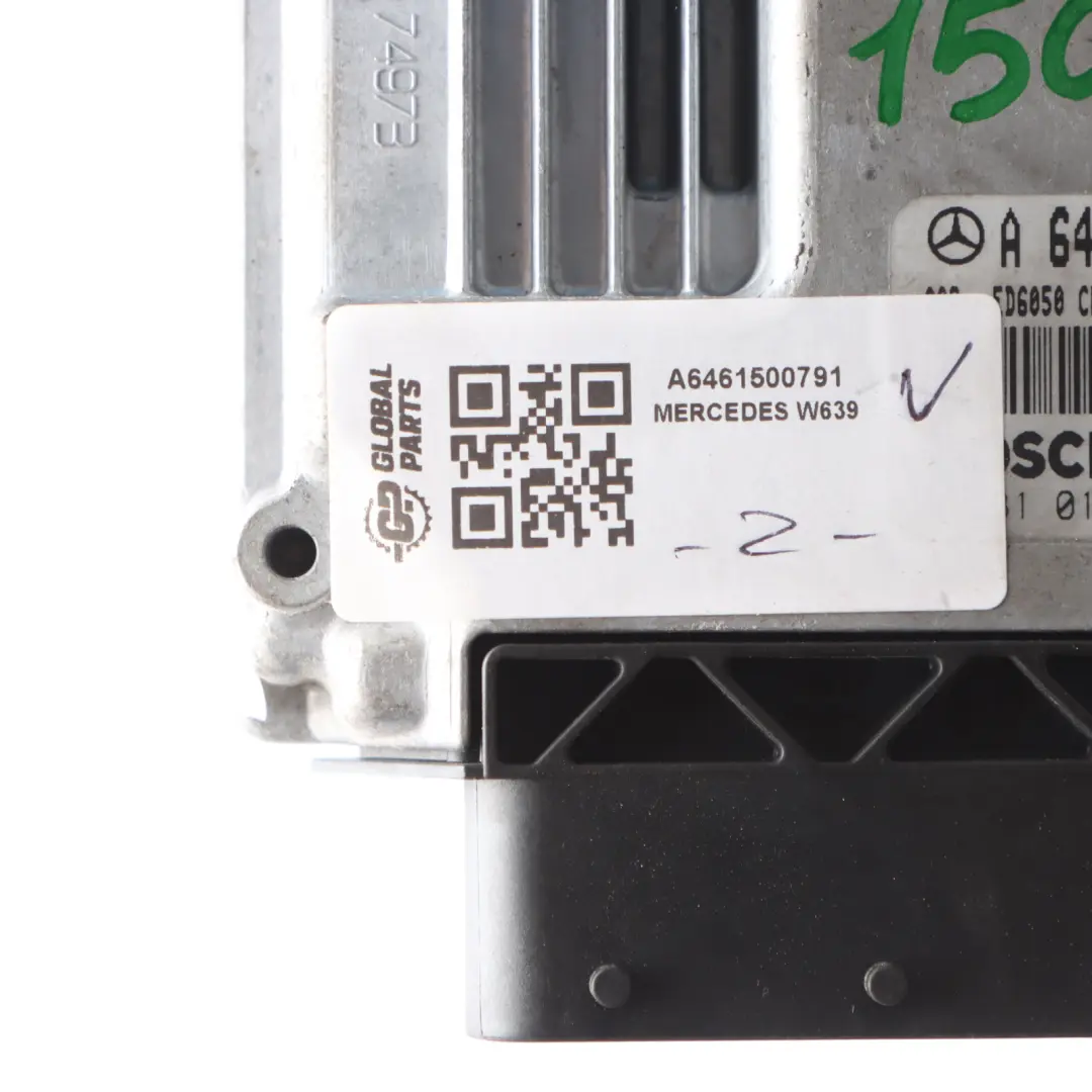 Mercedes W639 115 CDI OM646.982 150HP Engine Module ECU Set A6461500791 Manual
