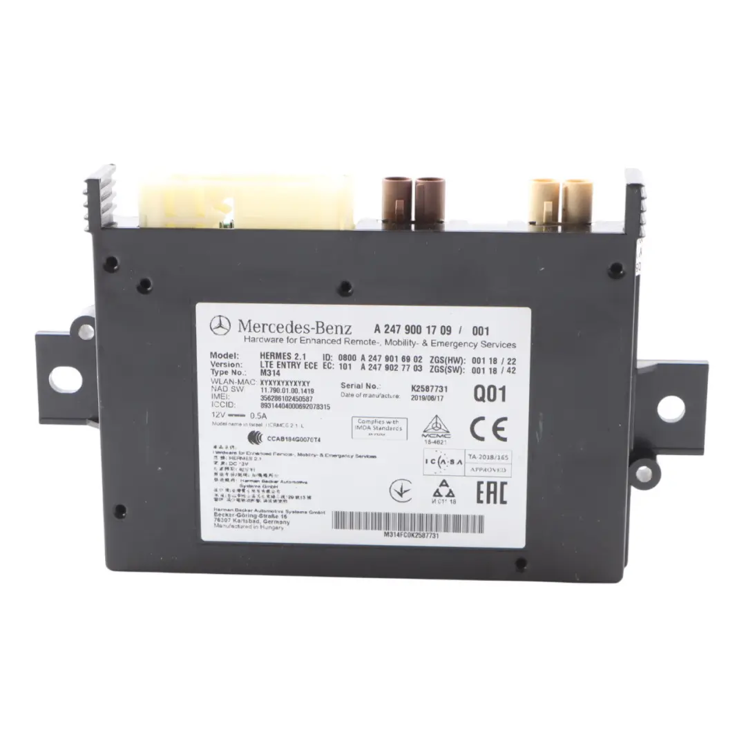Mercedes Sprinter W910 314 CDI OM651.958 143HP Engine ECU Kit A6519003603 Manual