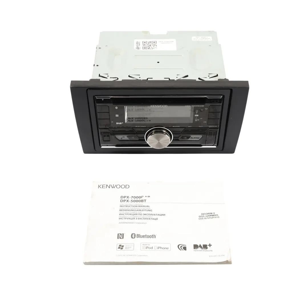Kenwood DPX-7000DAB Car Radio Stereo CD MP3 FM DAB+ USB Audio Player 4x50 W
