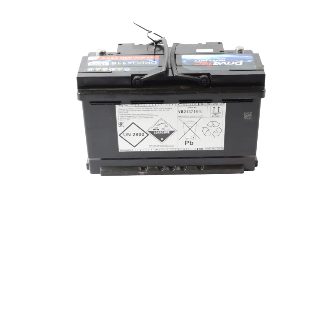 DriveTec Heavy Duty 12V Accumulator Car Battery 80Ah 800A DM110