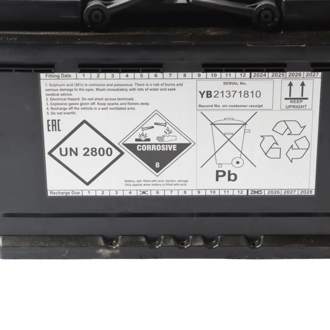 DriveTec Heavy Duty 12V Accumulator Car Battery 80Ah 800A DM110