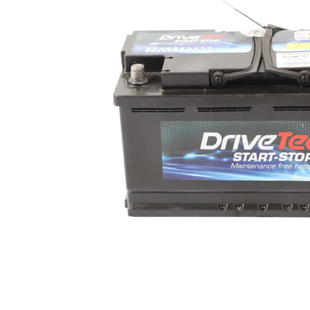 DriveTec AGM Start-Stop 12V Accumulator Battery 92Ah 850A DA019
