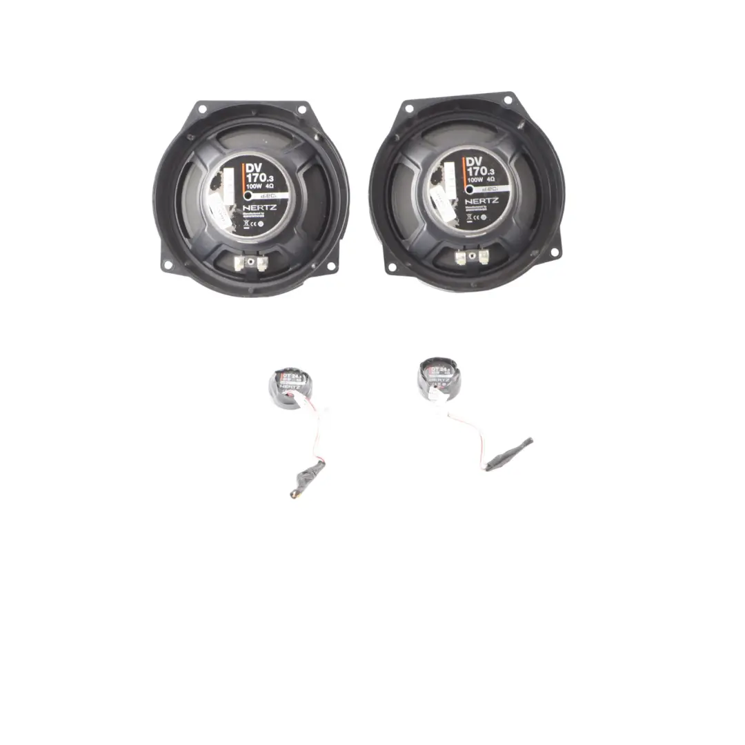 Hertz Dieci DV170.3 2-Way Coaxial Stereo Audio Speaker Set 100W
