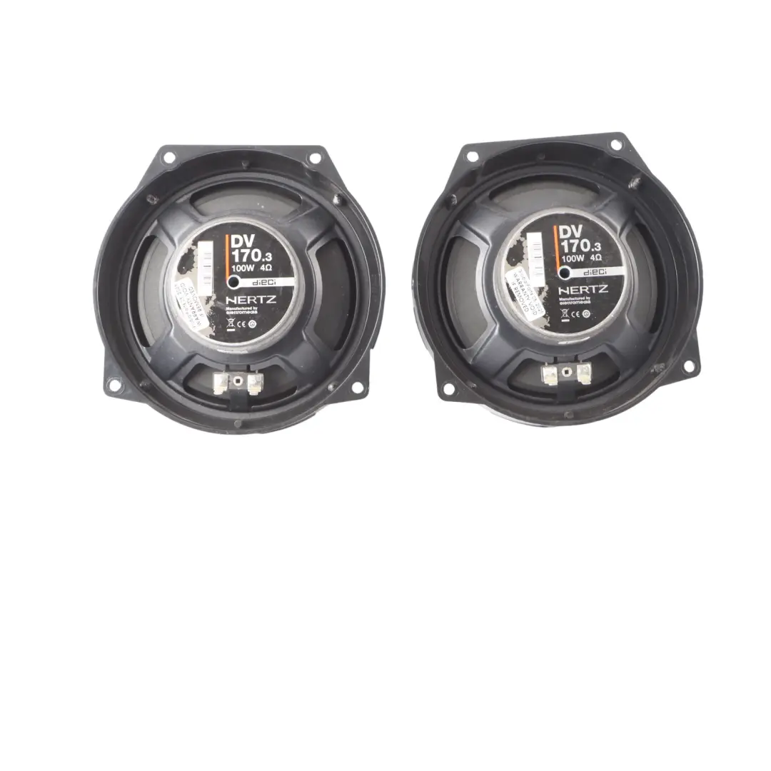 Hertz Dieci DV170.3 2-Way Coaxial Stereo Audio Speaker Set 100W