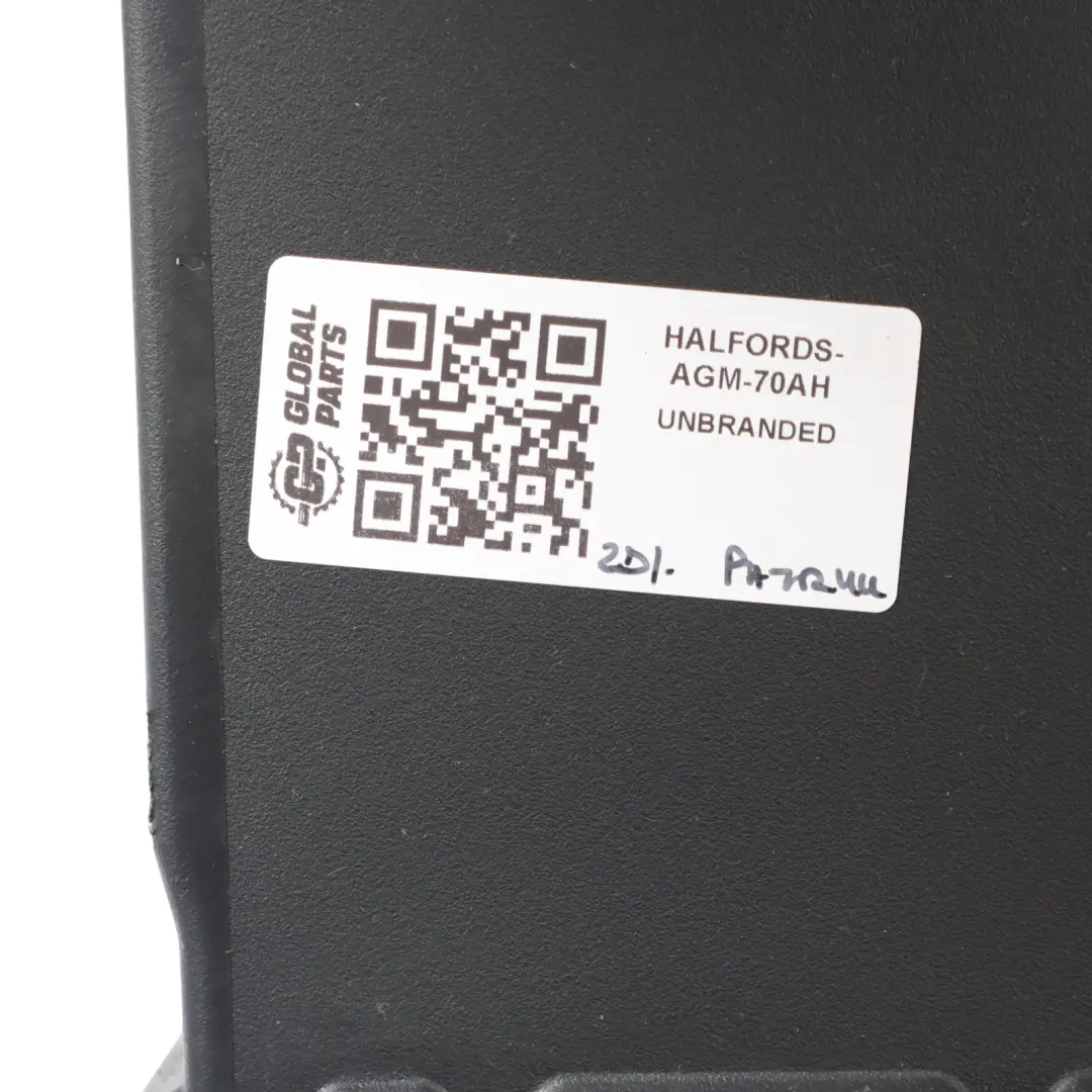 Halfords 12V AGM 096 Start Stop Accumulator Battery 70Ah 720A 