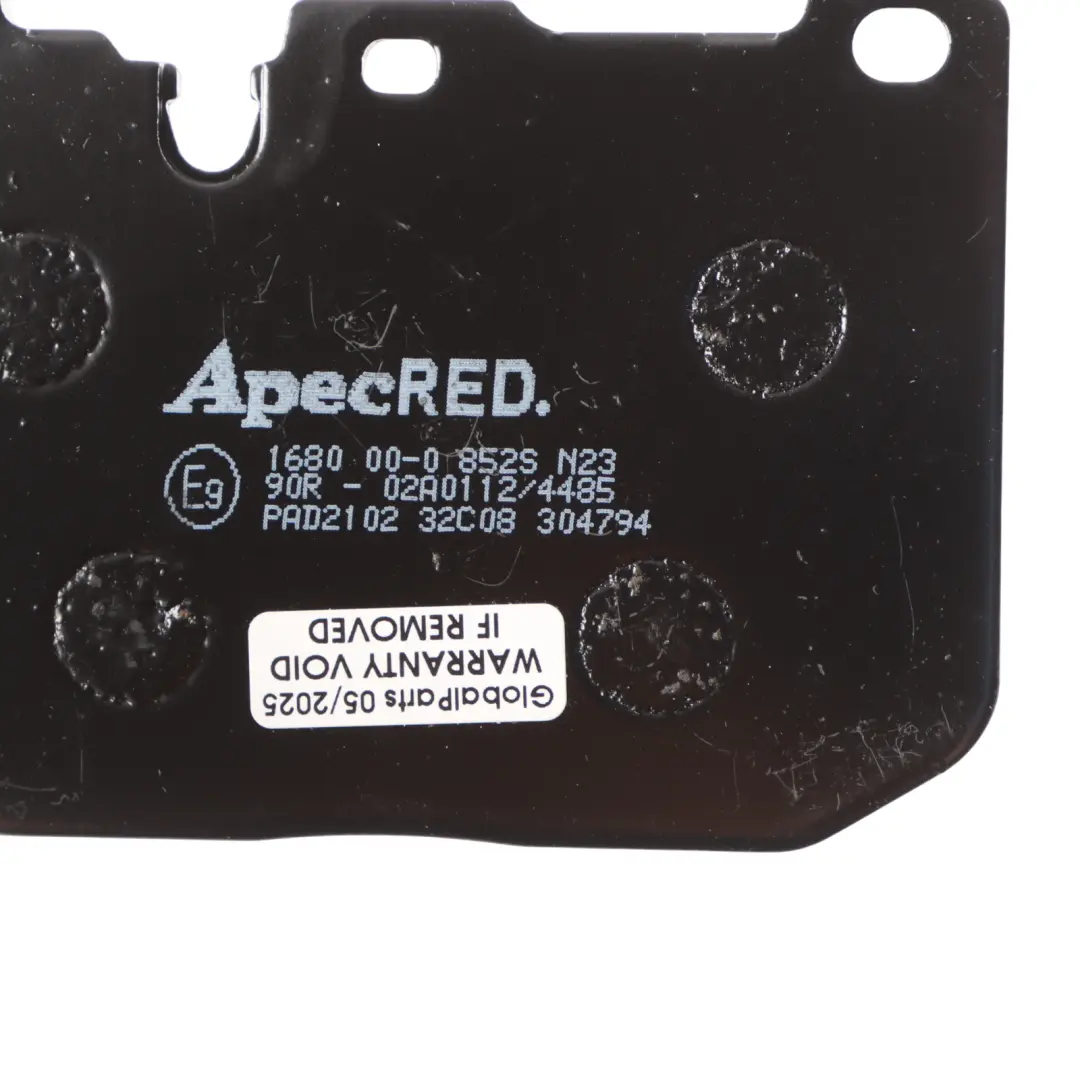 BMW F40 Mini F56 F60 Front Wheel Brake Pad Set Apec Braking Unit Kit PAD2102