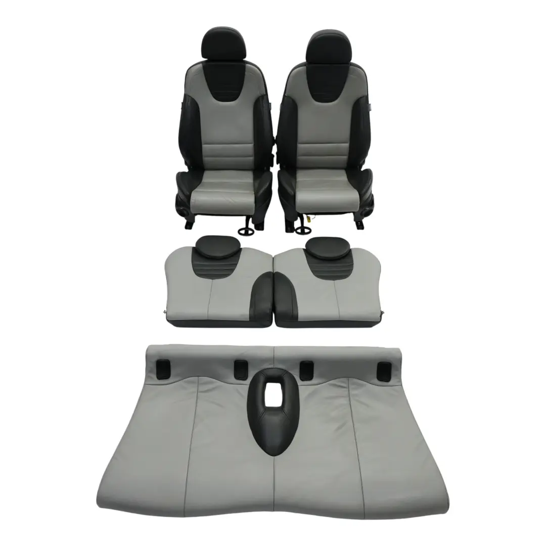 Mini Cooper S R50 R53 Sport Cuero Calefacción Asientos Recaro Panther Negro