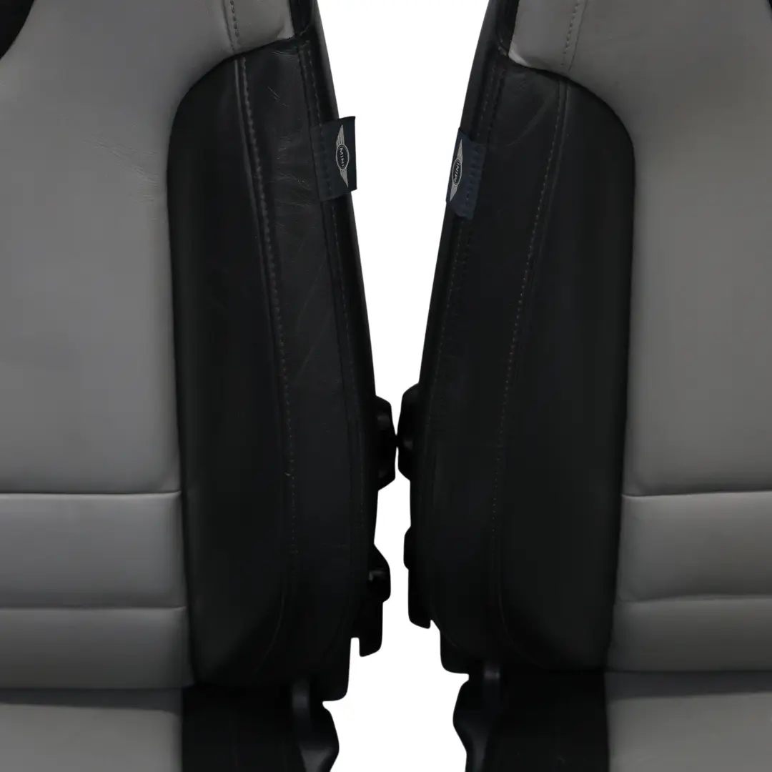 Mini Cooper S R50 R53 Sport Cuero Calefacción Asientos Recaro Panther Negro
