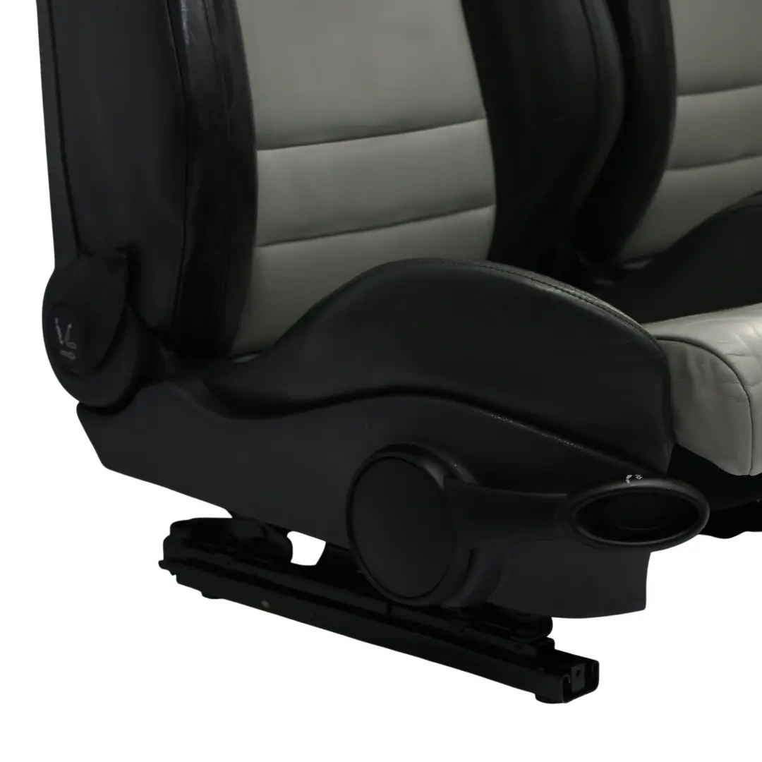 Mini Cooper S R50 R53 Sport Cuero Calefacción Asientos Recaro Panther Negro
