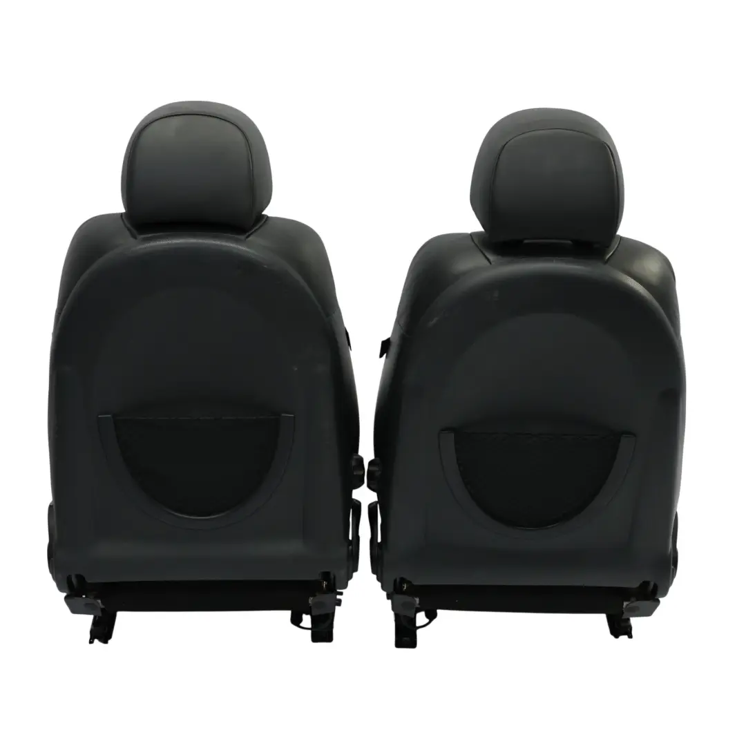 Mini Cooper S R50 R53 Sport Cuero Calefacción Asientos Recaro Panther Negro