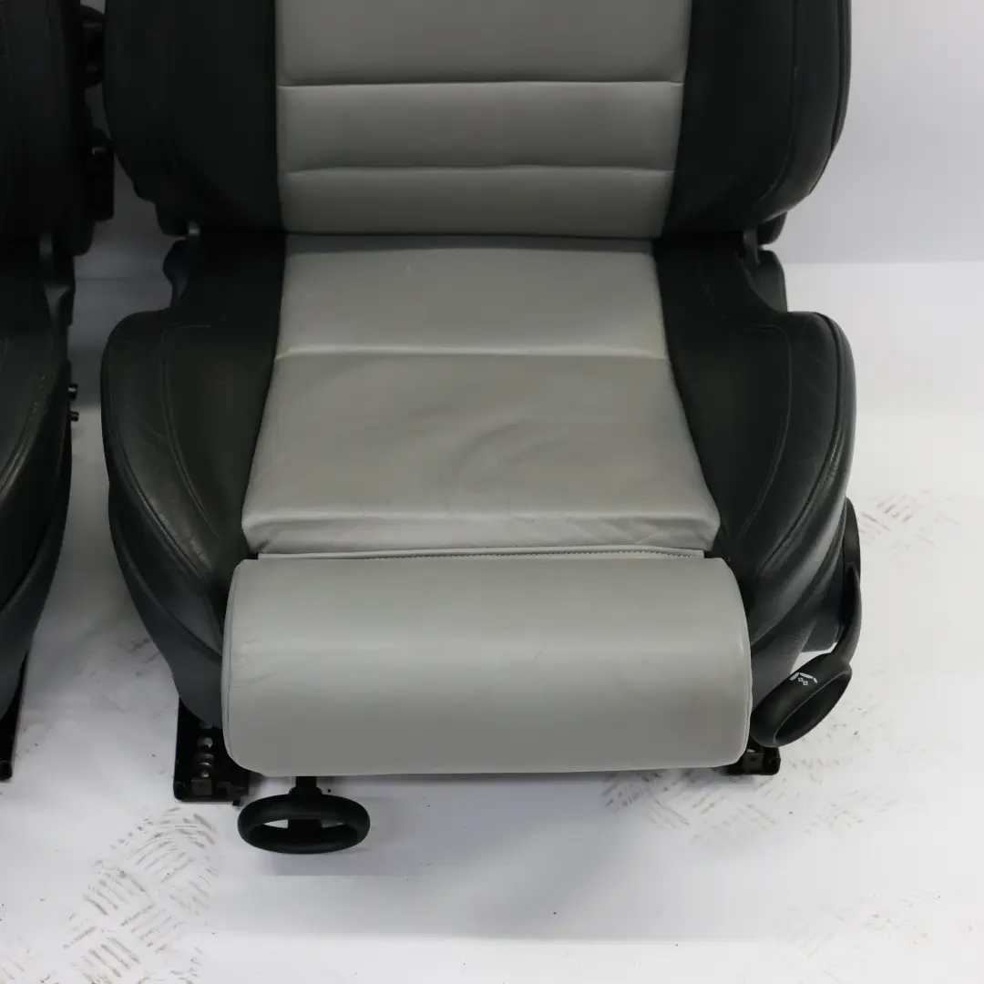 Mini Cooper S R50 R53 Sport Cuero Calefacción Asientos Recaro Panther Negro