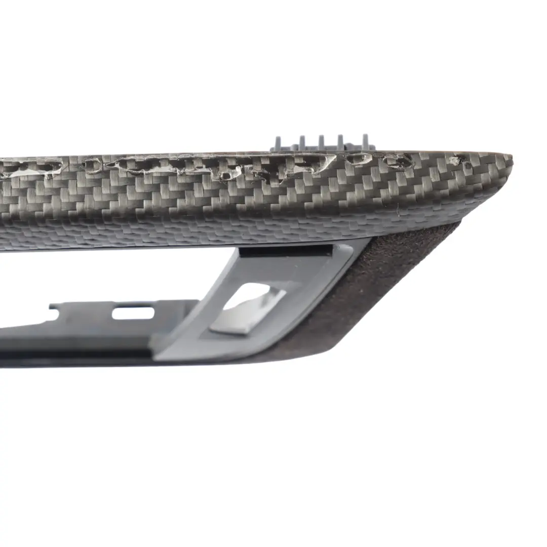 BMW F30 F36 Trim Strip Dashboard Cover Panel M Performance Carbon Alcantara