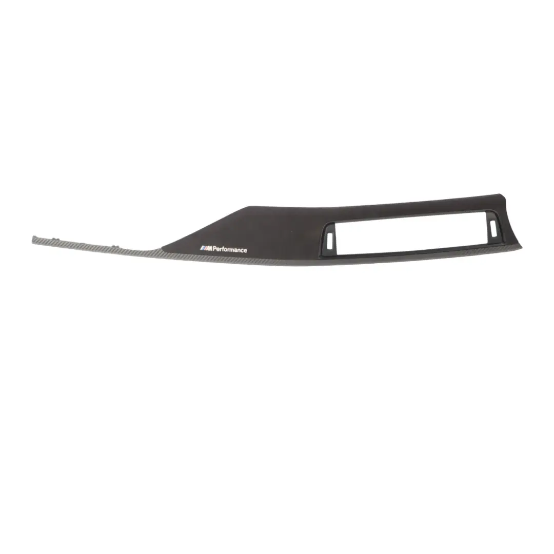 BMW F30 F36 Trim Strip Dashboard Cover Panel M Performance Carbon Alcantara