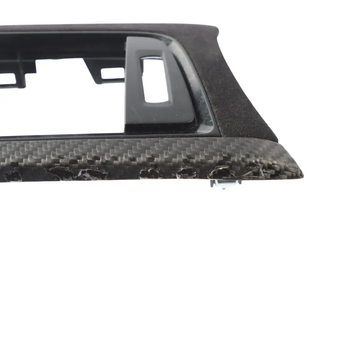 BMW F30 F36 Trim Strip Dashboard Cover Panel M Performance Carbon Alcantara
