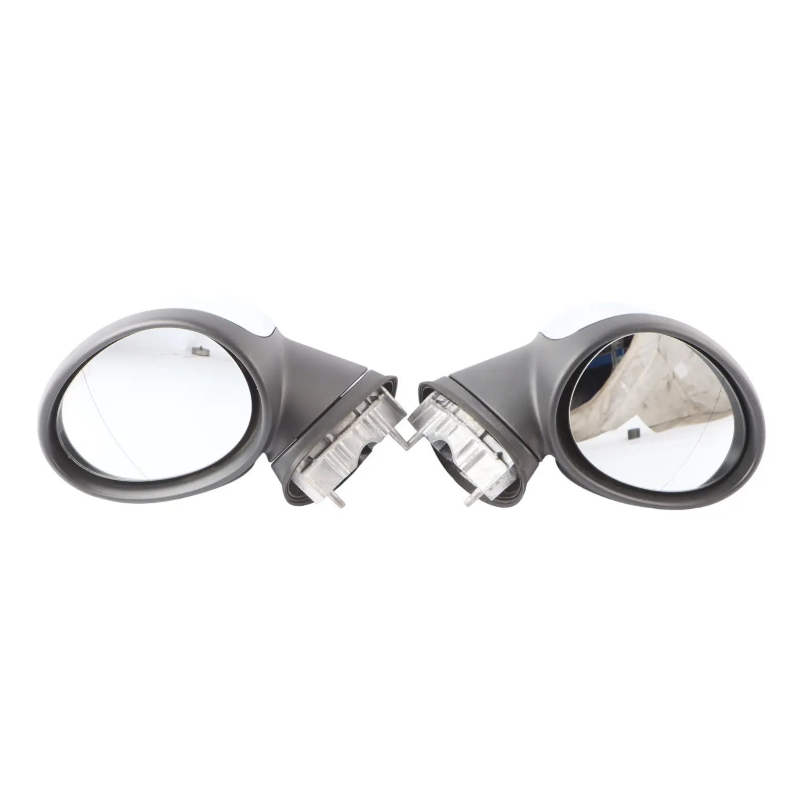 Door Wing Mirror Mini R56 Left Right N/O/S Outside Chrome Set 2755637 2755638