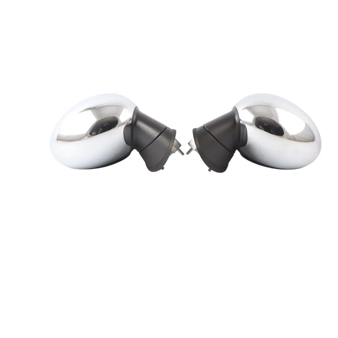 Door Wing Mirror Mini R56 Left Right N/O/S Outside Chrome Set 2755637 2755638