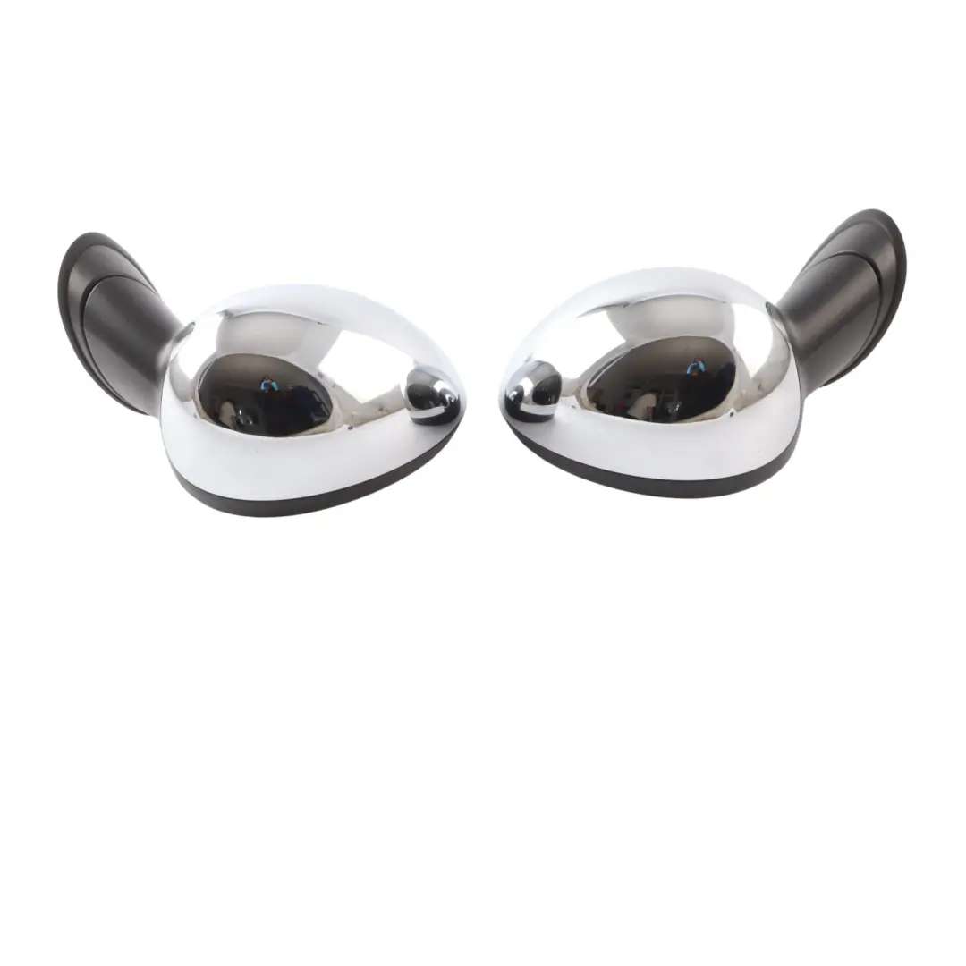 Door Wing Mirror Mini R56 Left Right N/O/S Outside Chrome Set 2755637 2755638