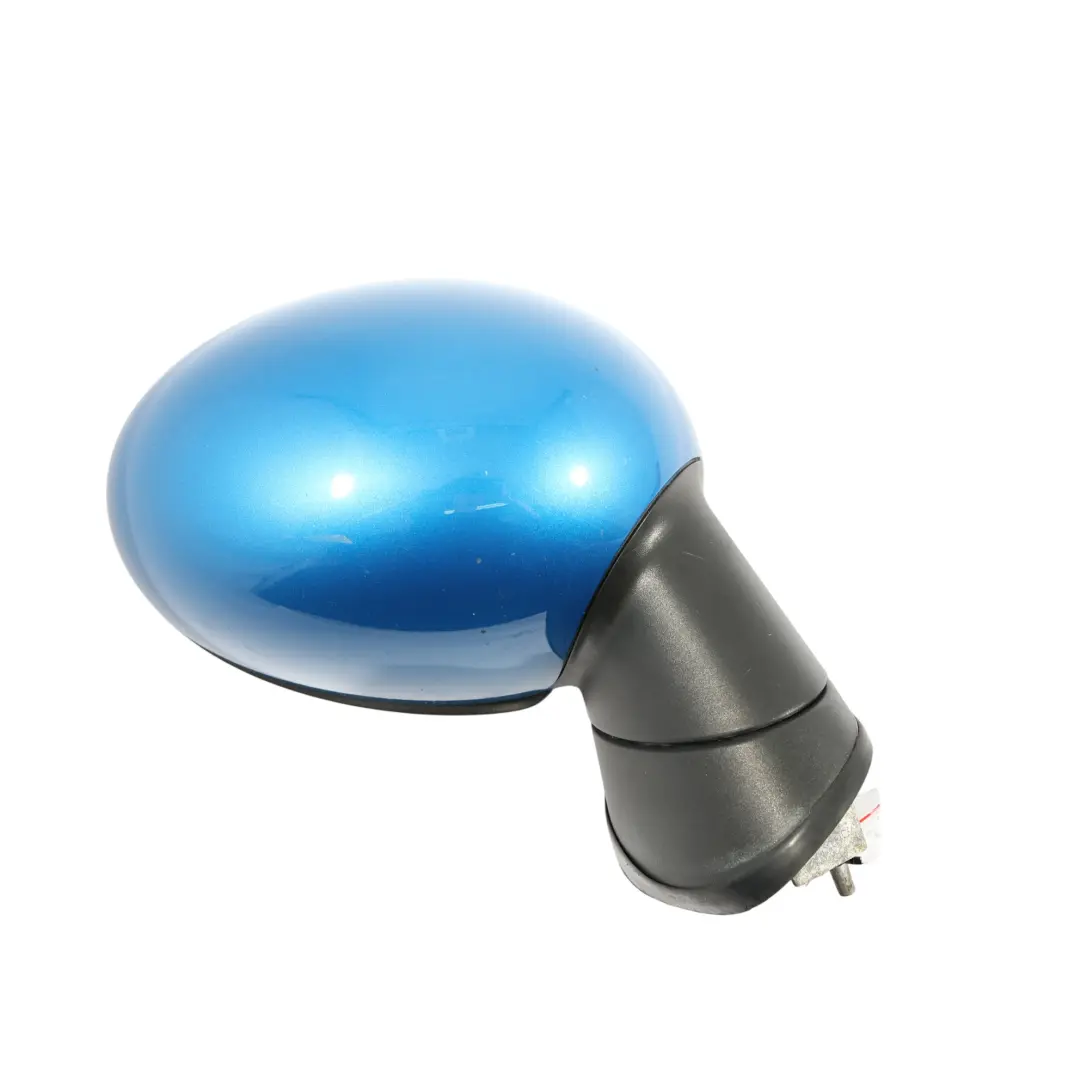 Door Wing Mirror Mini R55 R56 R57 Right O/S Heated 5-Pin Laser Blue Metallic A59