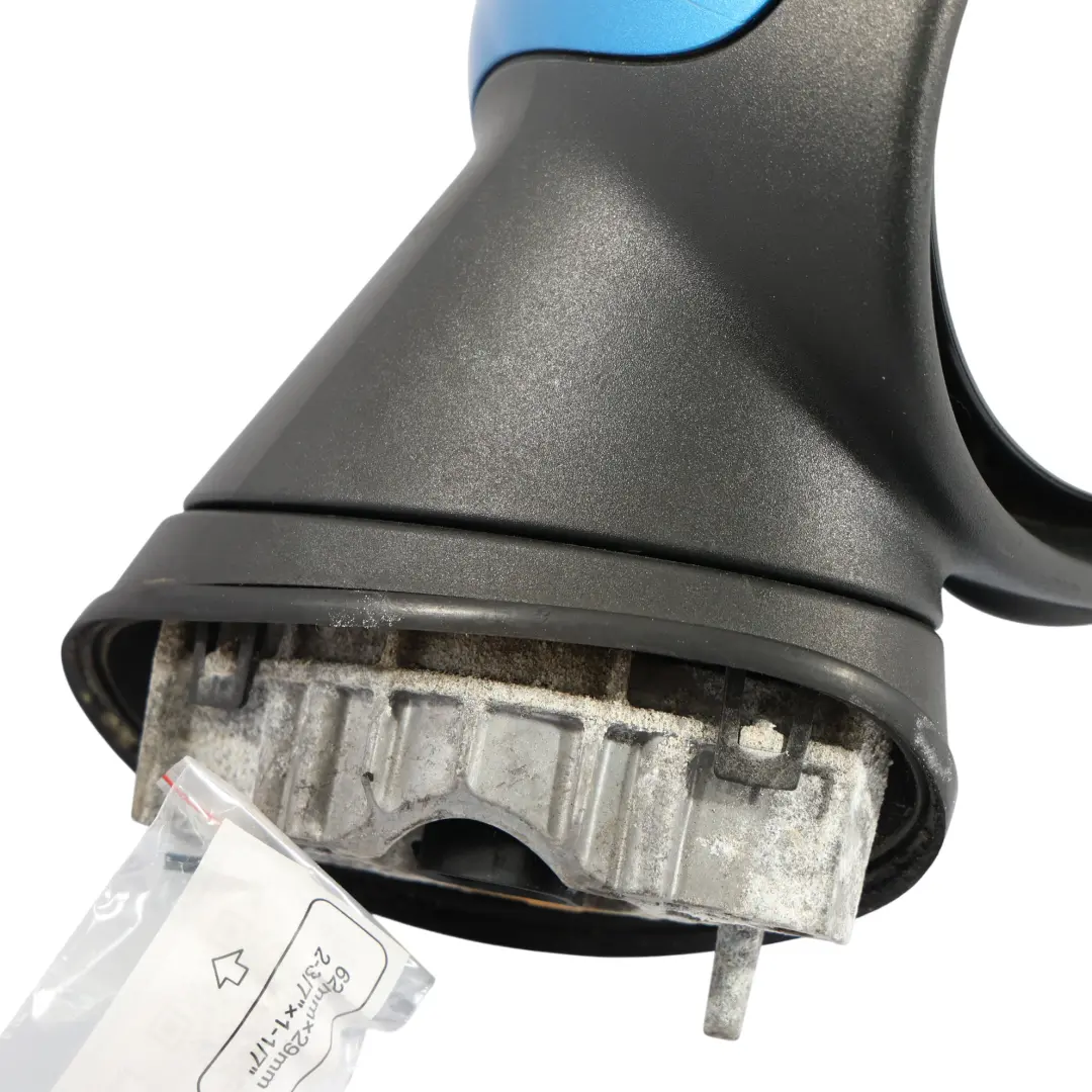 Door Wing Mirror Mini R55 R56 R57 Right O/S Heated 5-Pin Laser Blue Metallic A59