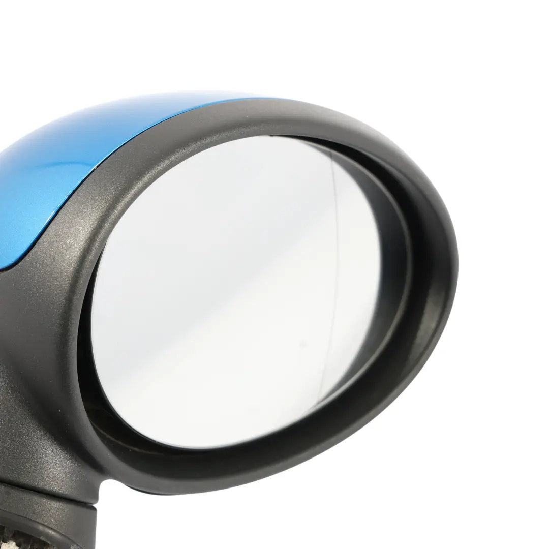 Door Wing Mirror Mini R55 R56 R57 Right O/S Heated 5-Pin Laser Blue Metallic A59