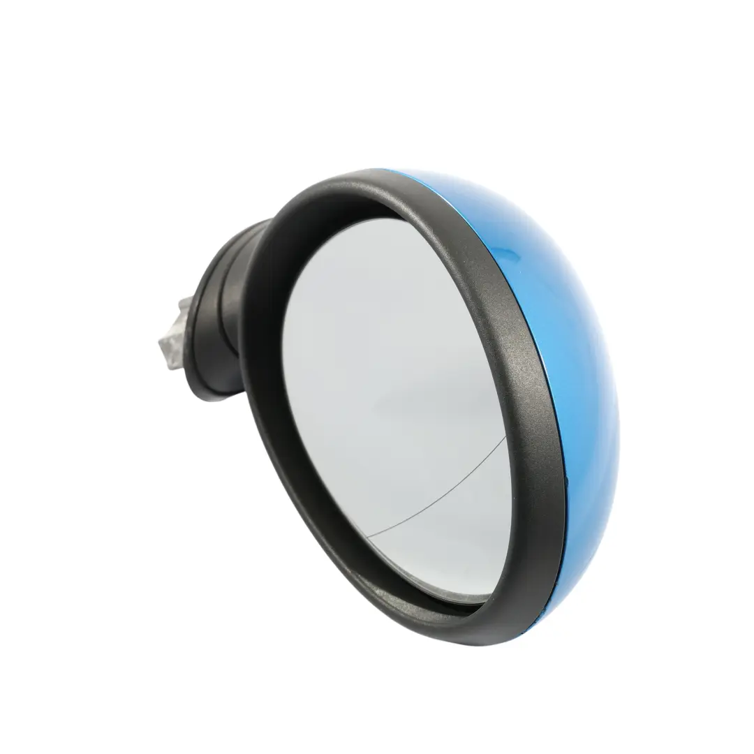 Door Wing Mirror Mini R55 R56 R57 Right O/S Heated 5-Pin Laser Blue Metallic A59