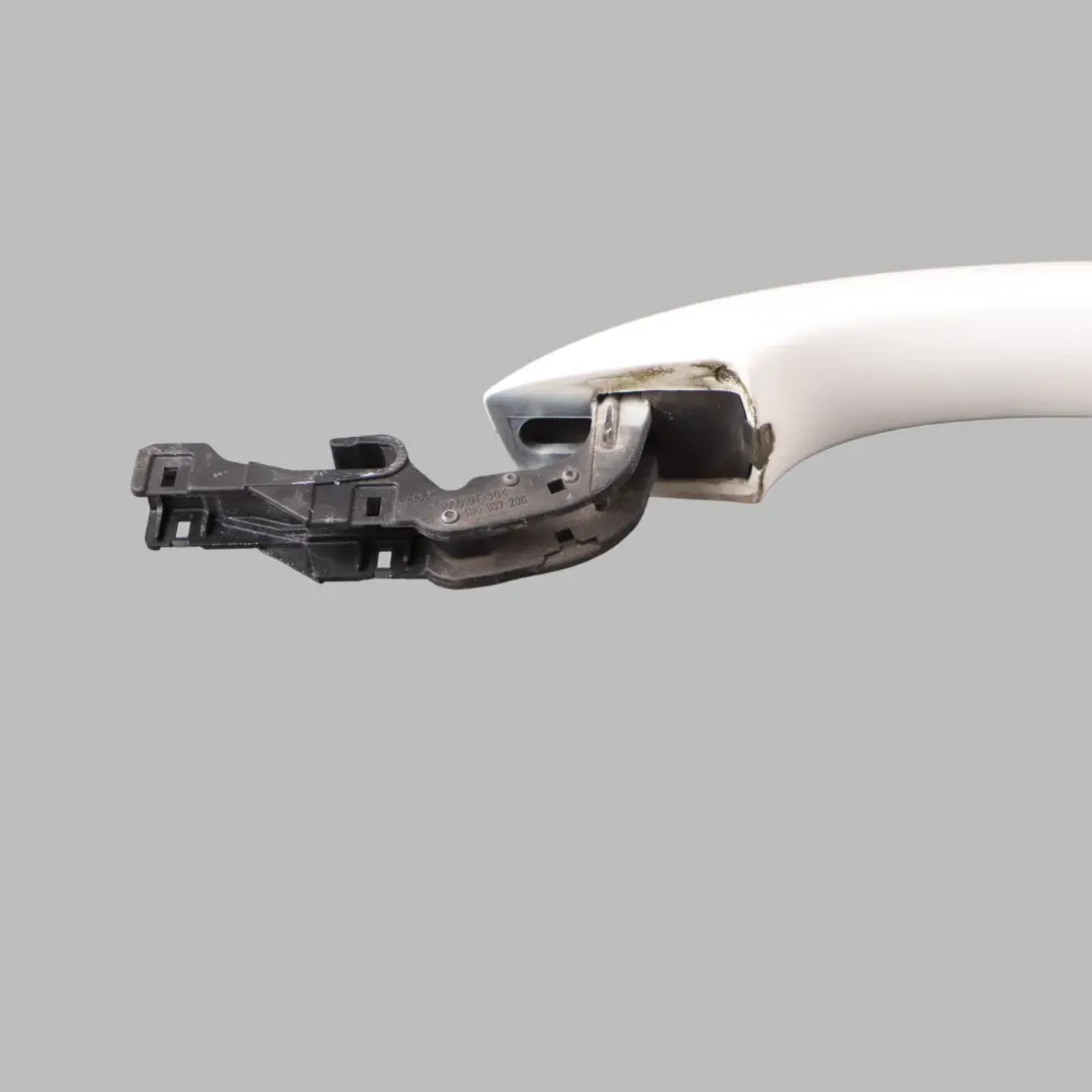 Door Outer Handle Audi A6 A7 4G RS6 C7 Front Pull Right O/S Ibis White - Y9C